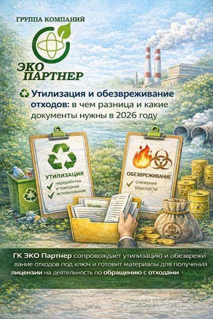 утилизация и обезвреживание отходов: в чем разница и какие документы нужны в 2026 году утилизация и обезвреживание отходов: в чем разница и какие документы нужны в 2026 году
